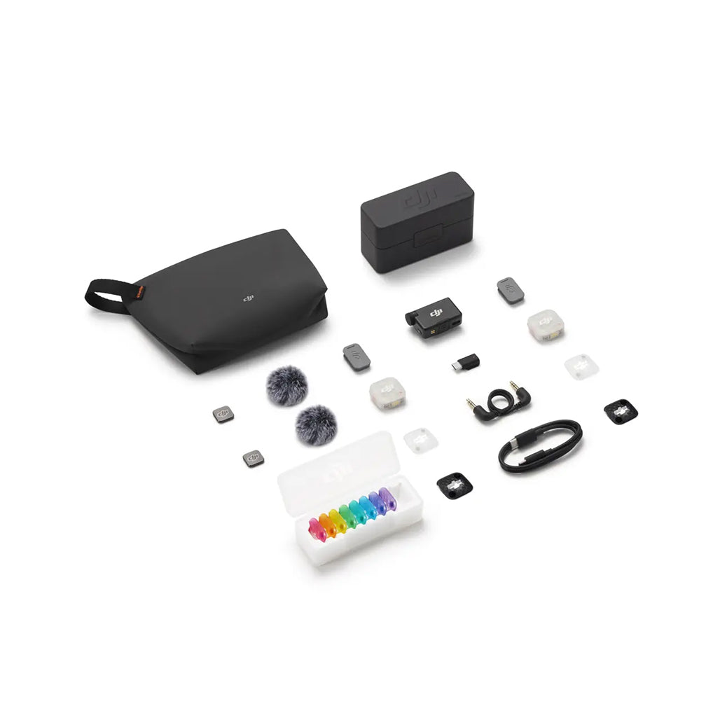 DJI Mic Mini 2S - Wireless Microphone System - (2TX + 1RX + Charging Case)