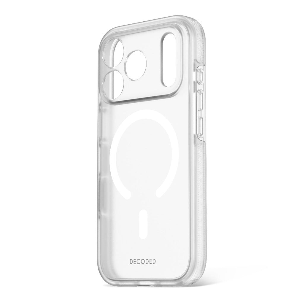 Decoded DropTec Clear Case - Frosted White - iPhone 18 Pro/18 Pro Max