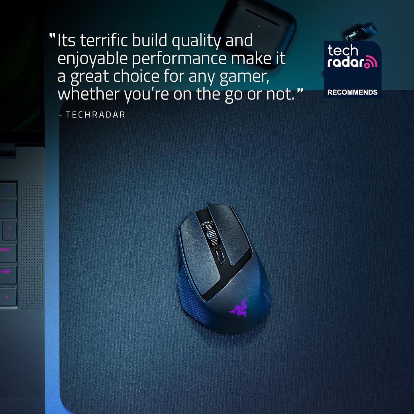 Razer Basilisk Mobile- Portable Ergonomic Wireless Gaming Mouse