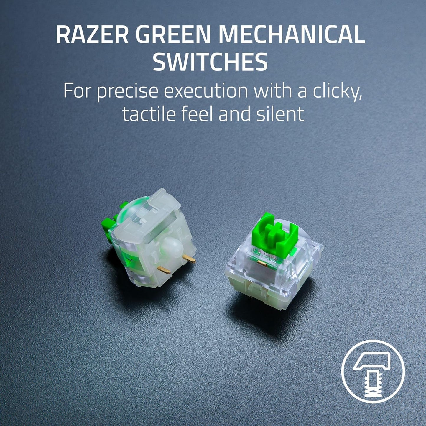 Razer BlackWidow V4 X Minecraft Edition Mechanical Gaming Keyboard – Green Switches