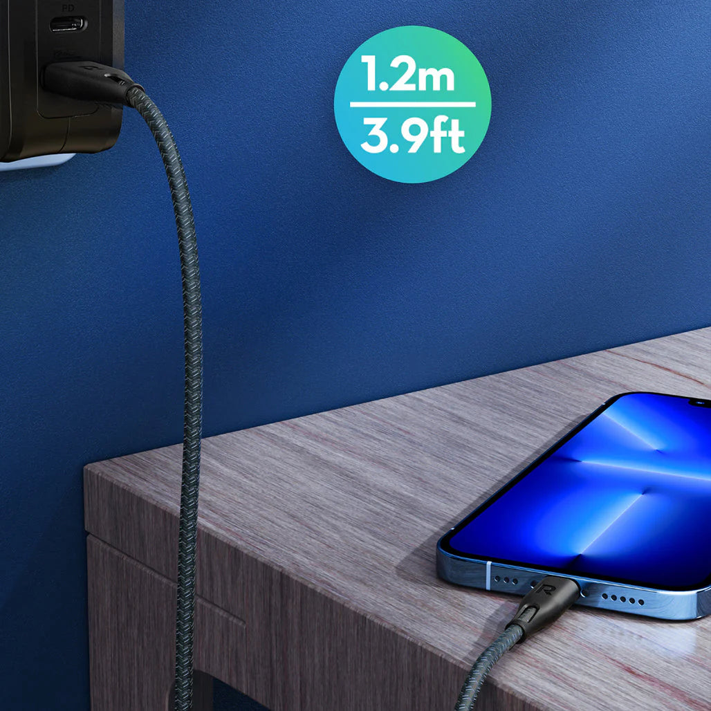 RAVPower RP-CB1027 USB-A to Lightning Cable MFi Certified