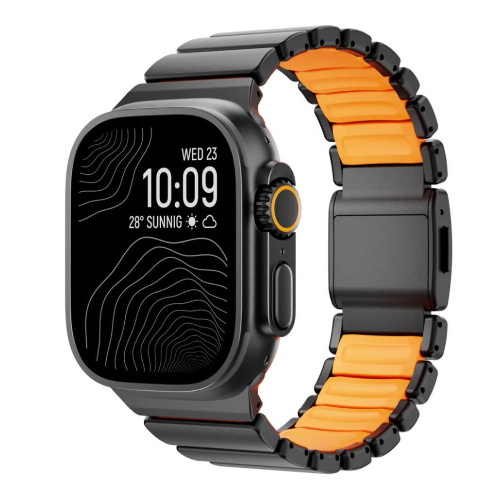 REDEFINE Magnetic Stainless Steel Silicone Rugged Band - 44/45/46/49 mm