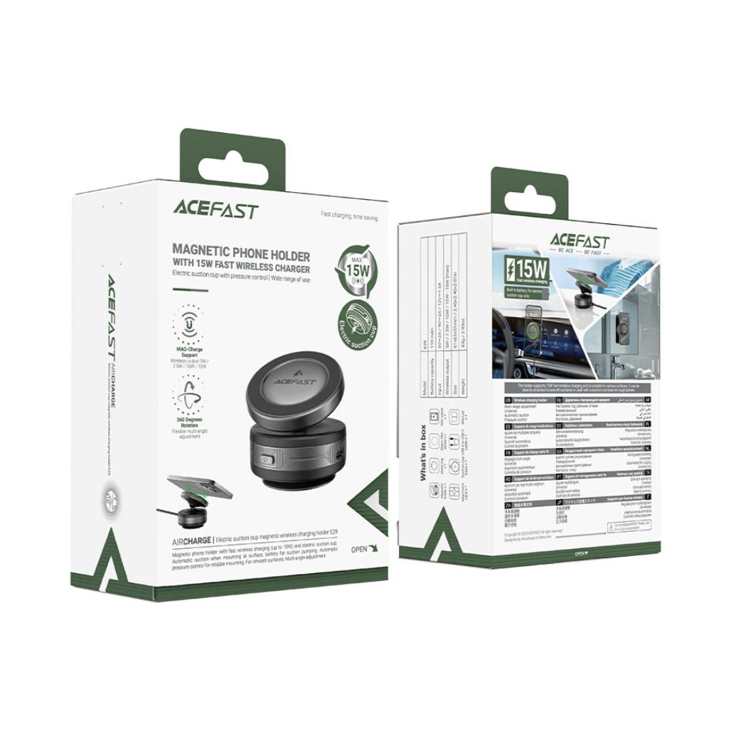 Acefast E29 Fast Wireless Charger Magnetic Holder