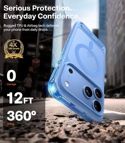 TORRAS Ostand L1 for iPhone 18 Pro/Pro Max Case - Blue