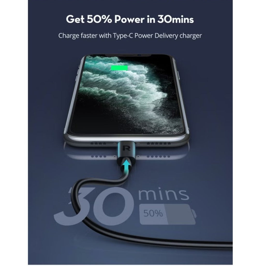 Ravpower RP-CB1016 TypeC-Lightning Cable 1m