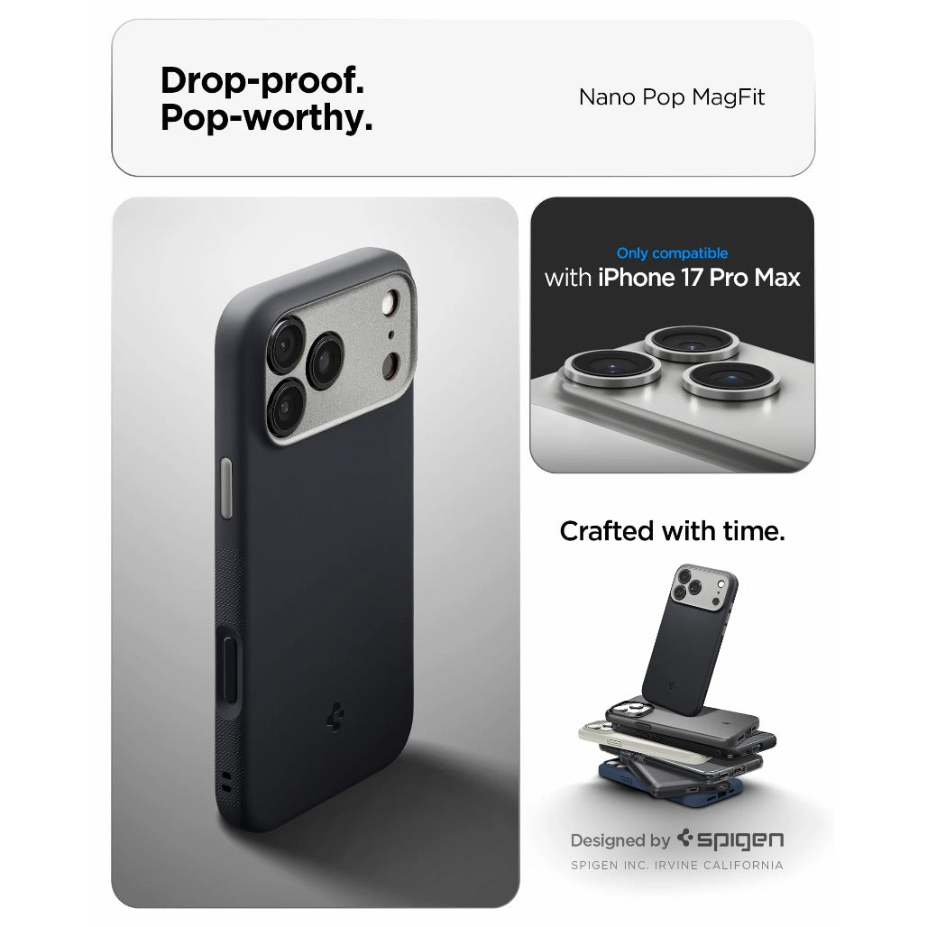 Spigen Nano Pop (Mag Fit) with Camera Control for iPhone 17 Pro / 17 Pro Max
