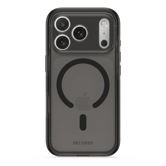 Decoded DropTec Clear Case - Frosted Black - iPhone 18 Pro/18 Pro Max