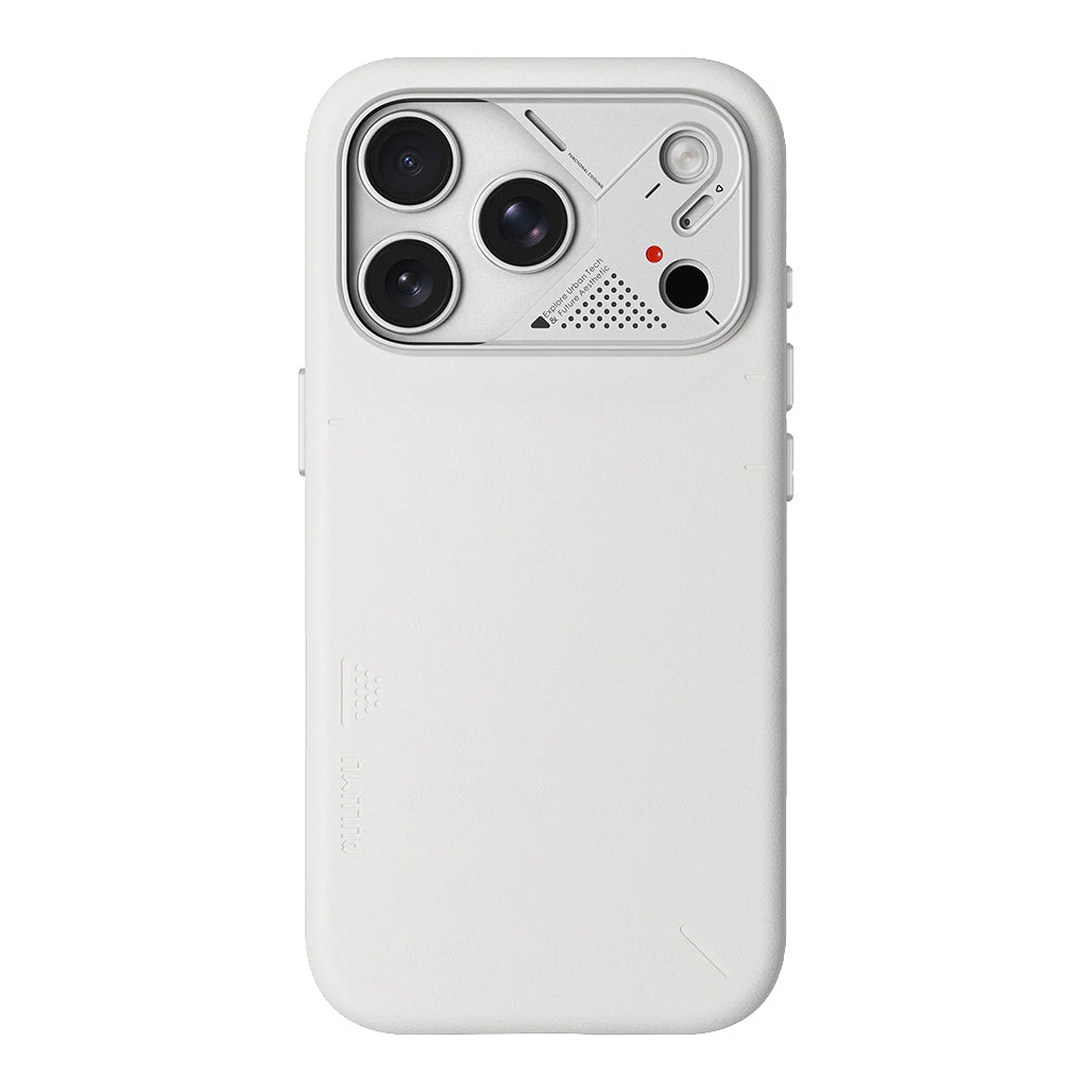 Aulumu A17 Vegan Leather Case for iPhone 17 Pro / 17 Pro Max - White | MagSafe