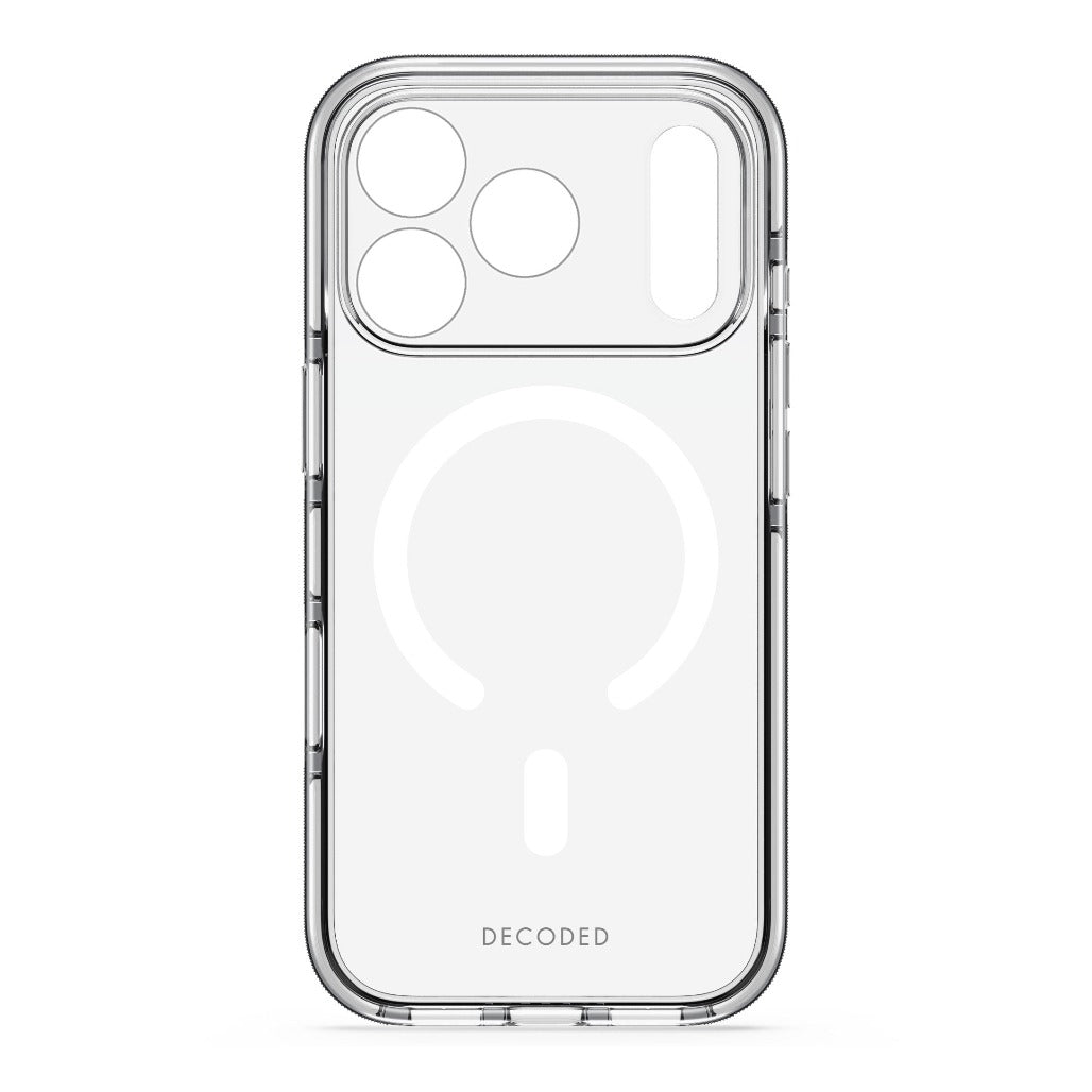 Decoded DropTec Clear Case - Transparent - iPhone 18 Pro/18 Pro Max