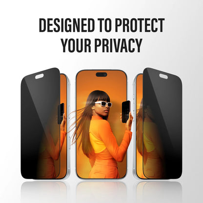 PanzerGlass 2-Way Privacy Screen Protector iPhone 18 Pro/18 Pro Max w. EasyAligner