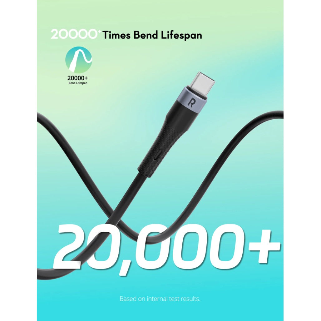 RAVPower RP-CB1038 60W Charge & Sync 60W Silicone C-C Cable 1M