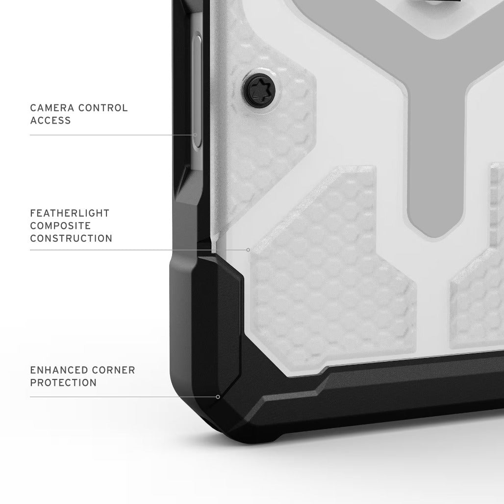 UAG Pathfinder Clear iPhone 17 Pro Max Case - Ice/Silver