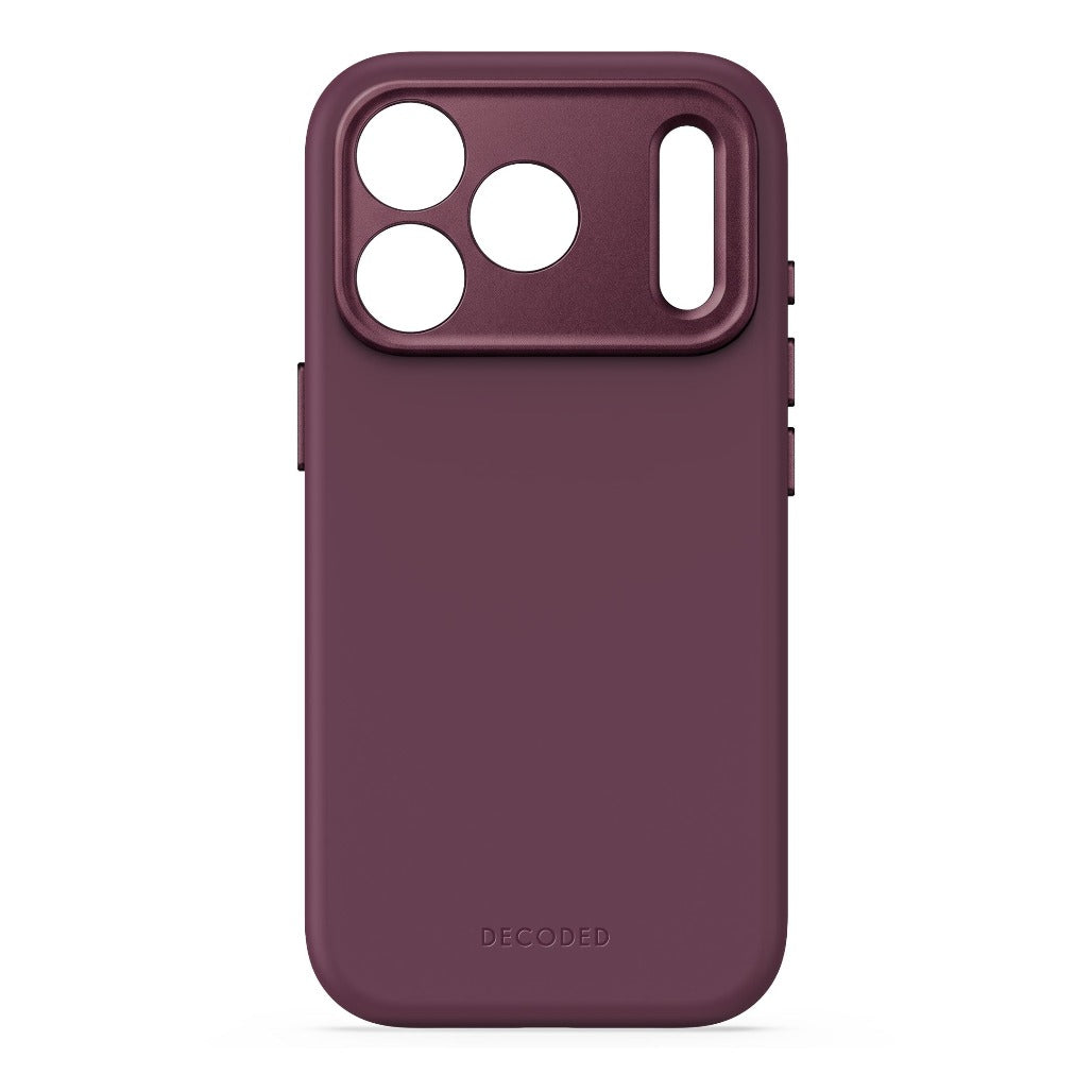 Decoded AntiMicrobial Silicone Case - Plum - iPhone 18 Pro/18 Pro Max