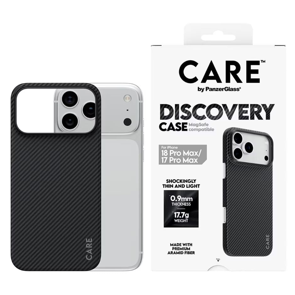 CARE by PanzerGlass Discovery Case With MagSafe for iPhone 18 Pro/18 Pro Max - Black