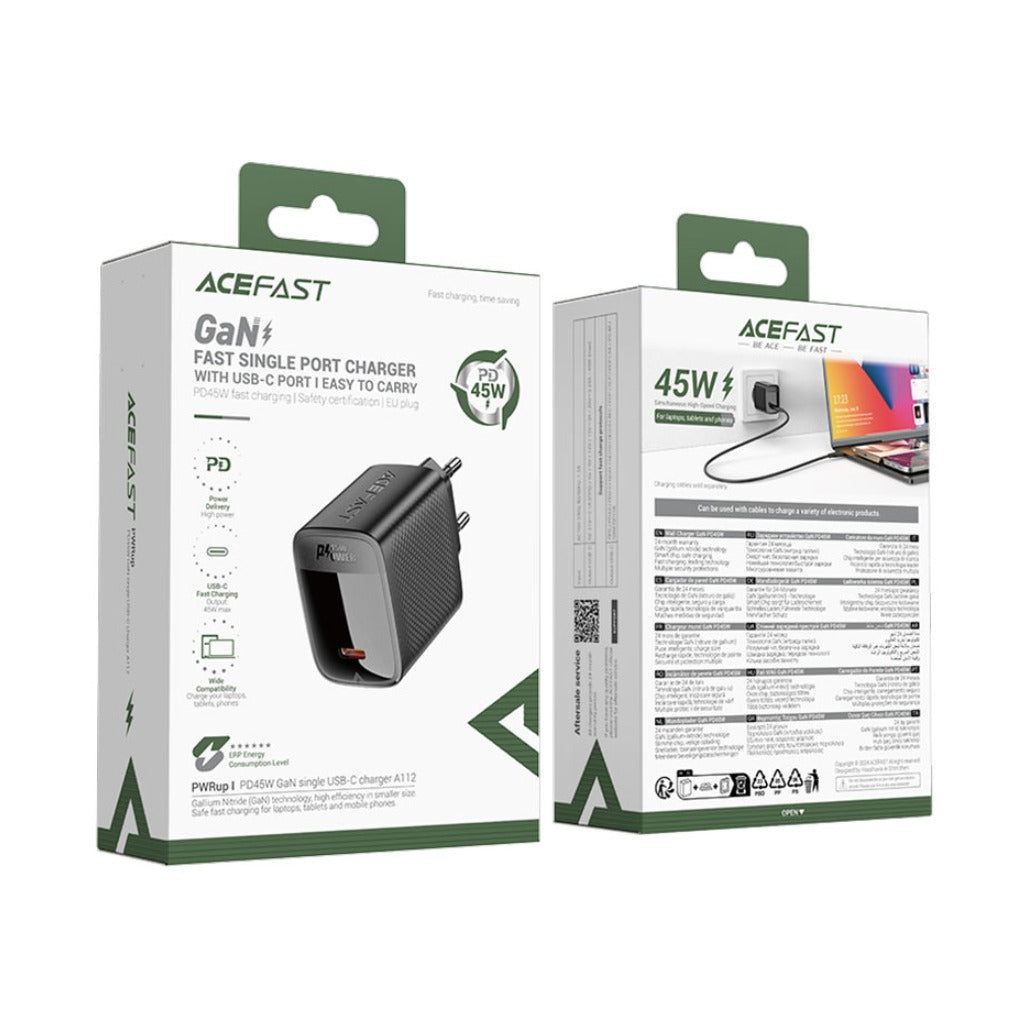 Acefast Fast Charge Wall Charger A112 PD45W (1xUSB-C) EU
