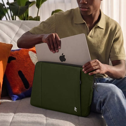 Tomtoc Essence-A35 Protective Laptop Sleeve for 14 inch New MacBook Pro - Green