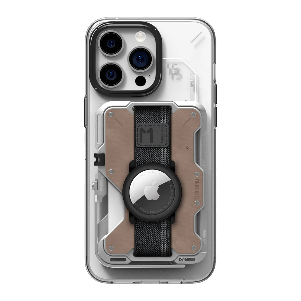 Aulumu G03 Multi-Tool Magnetic Metal Wallet | Genuine Leather Cover | Magnetic