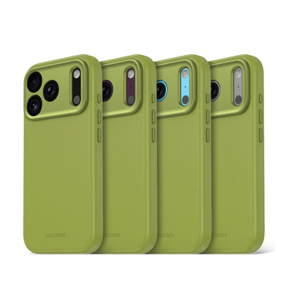 Decoded AntiMicrobial Silicone Case - Moss Green - iPhone 18 Pro/18 Pro Max