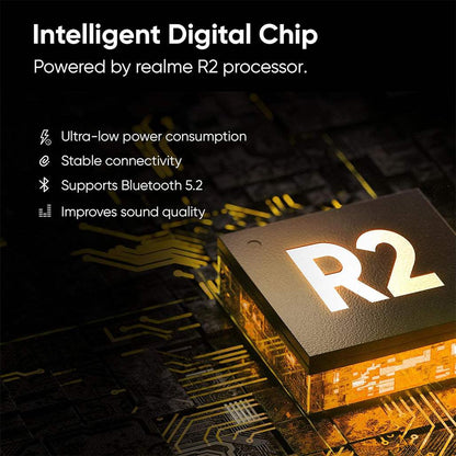 Realme DIZO GoPods TWS Active Noise Canceling Earbuds Hi-Fi Bass Boost Built-in Waterproof 25H Play Time Super Low Latency