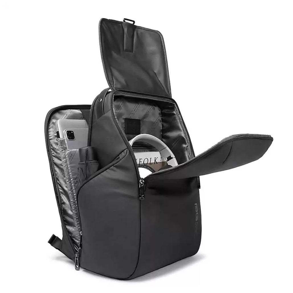 BANGE 2581 15.6" Laptop Waterproof Backpack with Magnetic Buckle