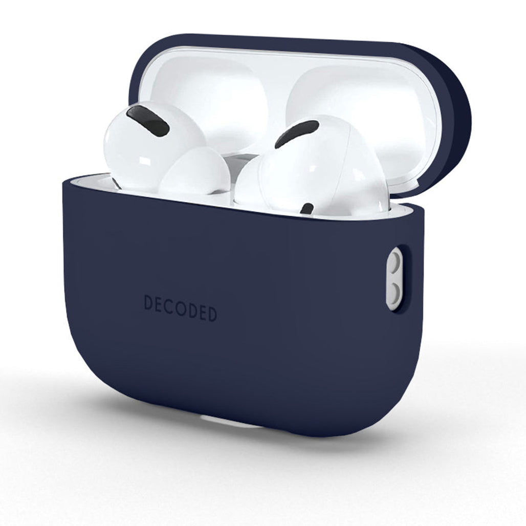 Decoded Navy Silicone Protective Case for AirPods Pro 3 – MagSafe & Wireless Charging