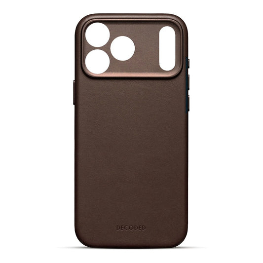 Decoded Leather Case | Chocolate Brown | iPhone 17 Pro / iPhone 17 Pro Max