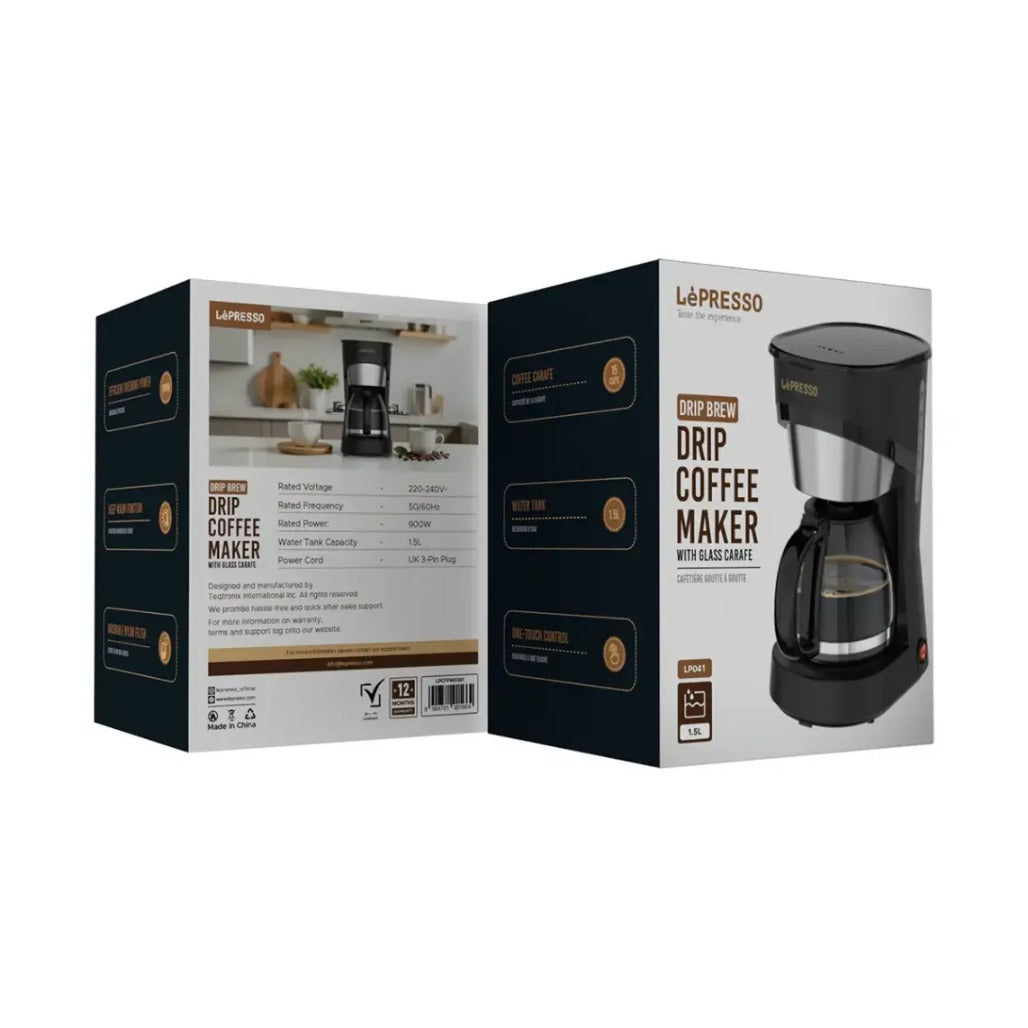 Lepresso Drip Coffee Maker - Black