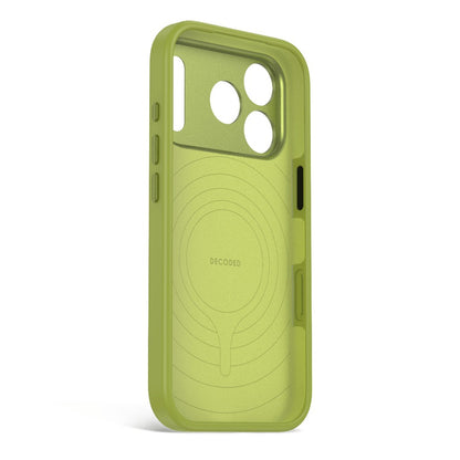 Decoded AntiMicrobial Silicone Case - Moss Green - iPhone 18 Pro/18 Pro Max