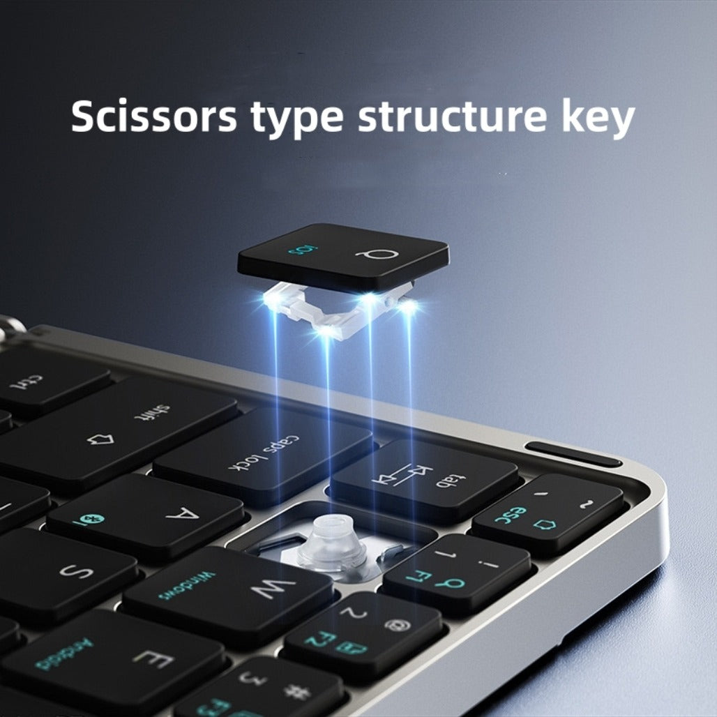 Ibox 11 USB-C Portable Mini Wireless Keyboard with Touchpad