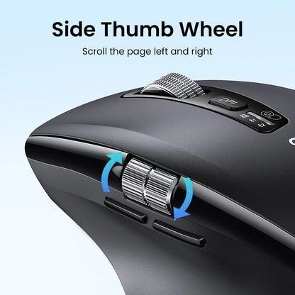 UGREEN Thumb Wheel & Side Scrolling Multi-Mode Wireless Bluetooth Mouse – M751 – 45792