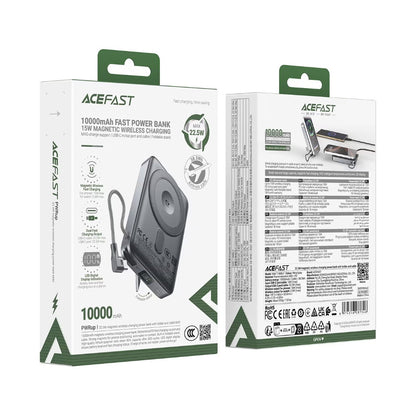 Acefast M40 Magnetic Fast Wireless Charge Power Bank 22.5W 10000mAh