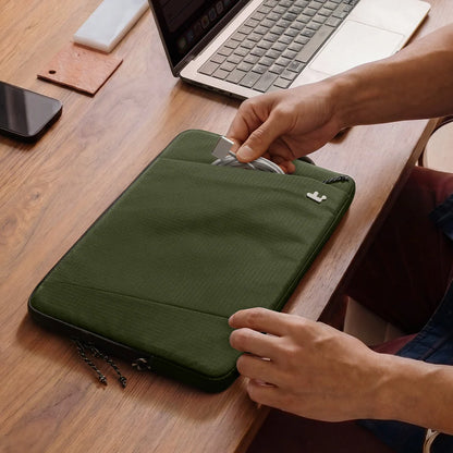 Tomtoc Essence-A35 Protective Laptop Sleeve for 14 inch New MacBook Pro - Green