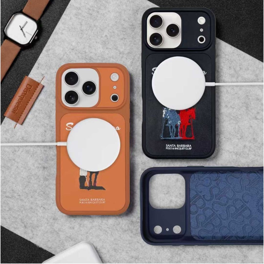 Santa Barbara Polo & Racquet Club Questa Series Leather Case - iPhone 17 Pro Max