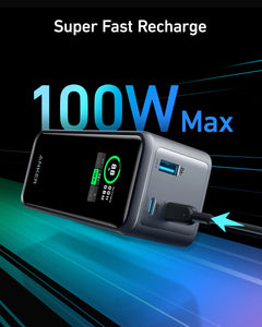Anker Prime Power Bank (20K, 200W) – 200W Total Output, Dual USB-C Ports
