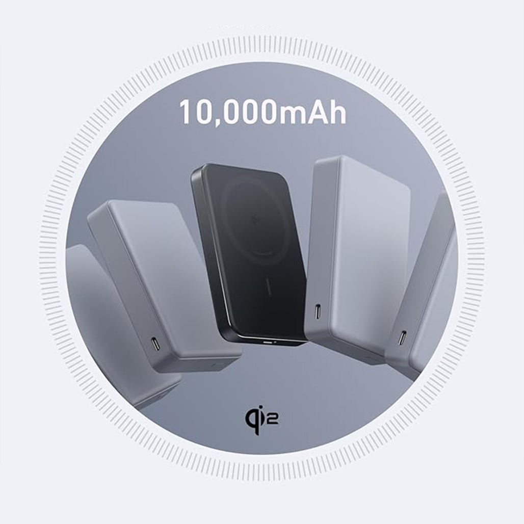 Anker MagGo Ultra-Slim 10000mAh Qi2 Certified 15W Power Bank – A1664H11