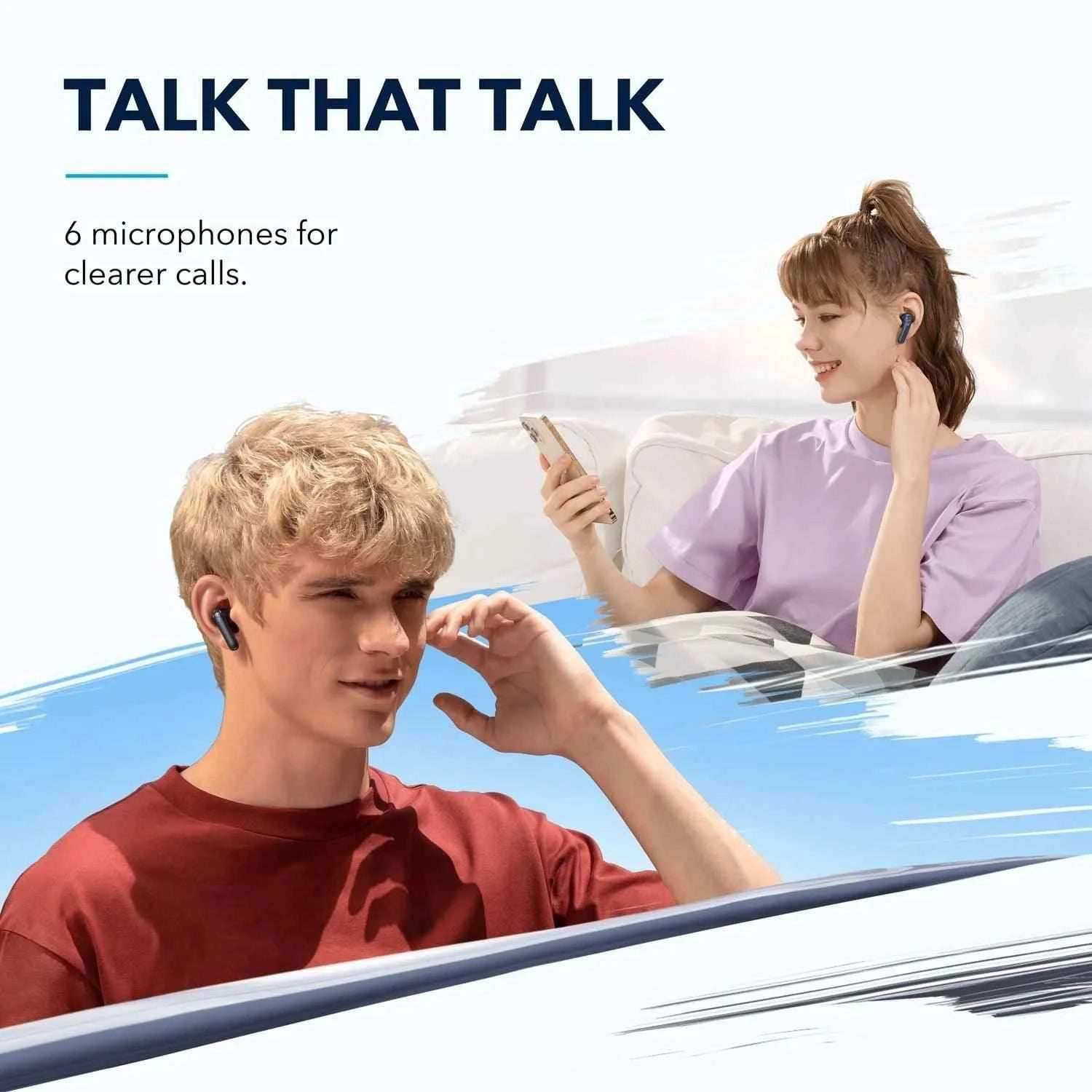 Anker Life P3 Noise Cancelling Earbuds with Bass - Pixel Zones