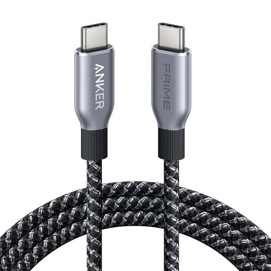 Anker Prime USB-C to USB-C Cable – 6ft (240W, Upcycled-Braided)