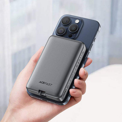 ACEFAST MagSafe Power Bank 10000mAh, 30W PD Fast Charging Dual USB-C Ports - M10