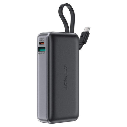 ACEFAST PD30W Fast Charge Power Bank 10000mAh Capacity with Dual USB-C Ports and LED Display - M7