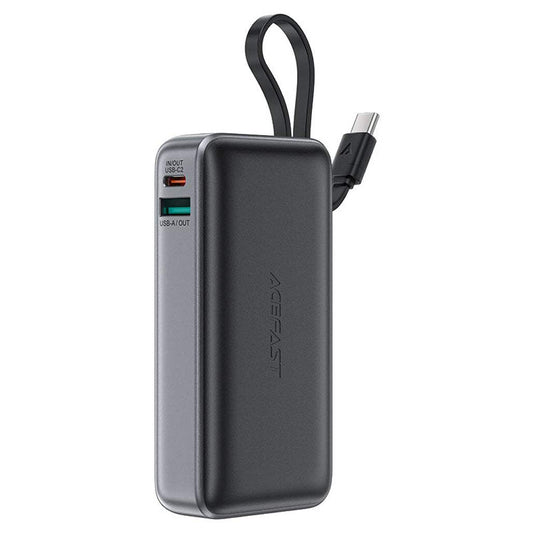 ACEFAST PD30W Fast Charge Power Bank 10000mAh Capacity with Dual USB-C Ports and LED Display - M7