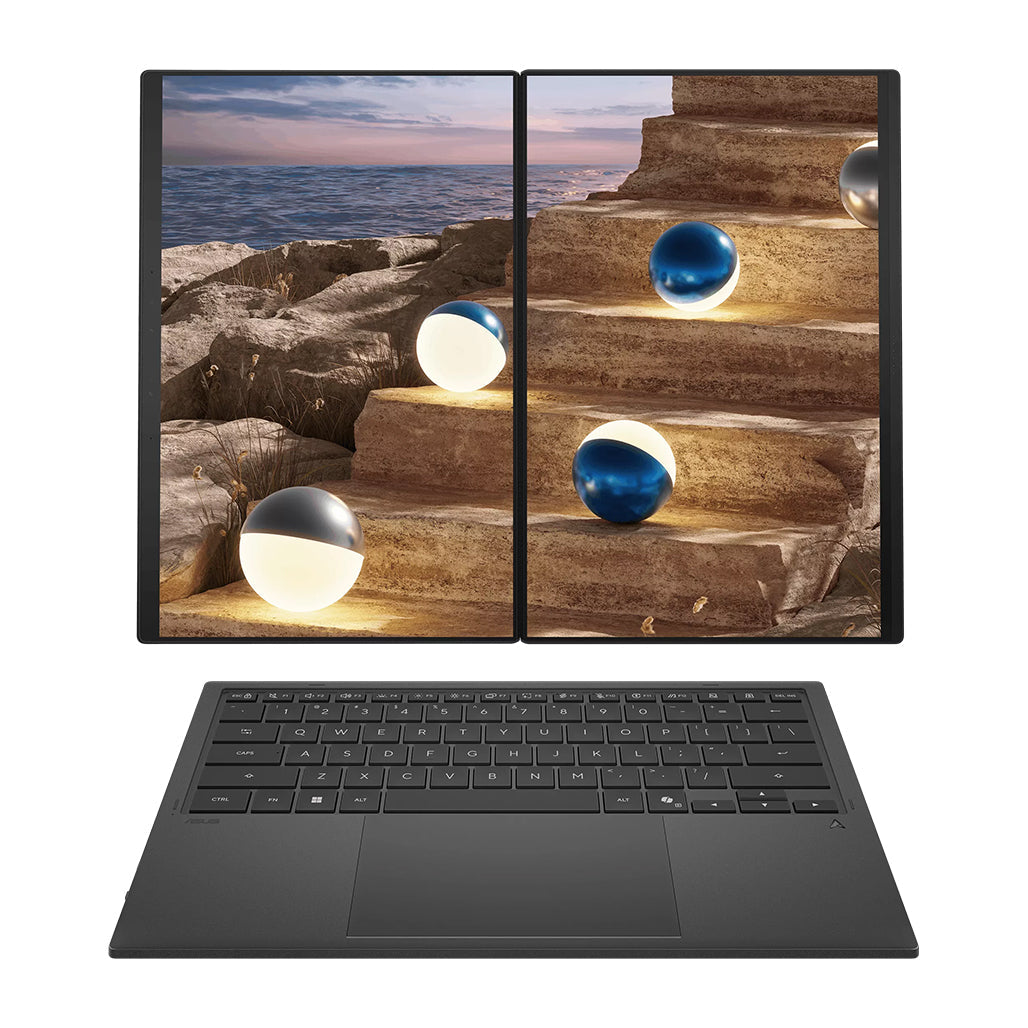 ASUS Zenbook DUO (UX8407); Copilot+ PC - Dual 14.5" Touchscreen - Core Ultra X9 388H - 32GB Ram - 1TB SSD - Intel ARC B390 Graphics