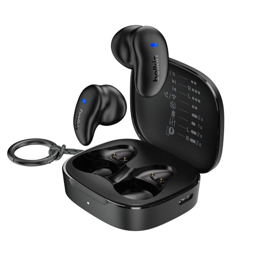 Belkin SoundForm Anywhere True Wireless Earbuds - Black