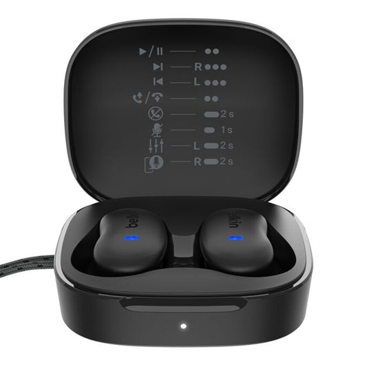 Belkin SoundForm Anywhere True Wireless Earbuds - Black