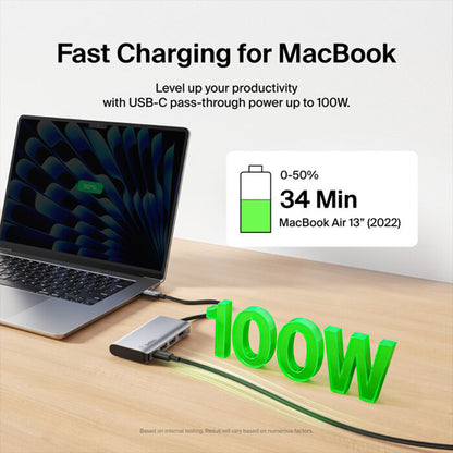 Belkin Connect USB-C 4-in-1 Multiport Adapter - AVC006BTSGY