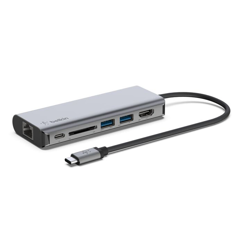 Belkin Connect USB-C 6-in-1 Multiport Adapter - AVC008btSGY
