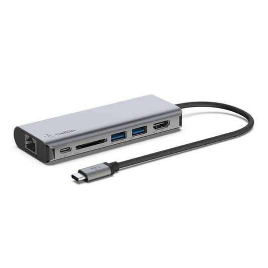 Belkin Connect USB-C 6-in-1 Multiport Adapter - AVC008btSGY