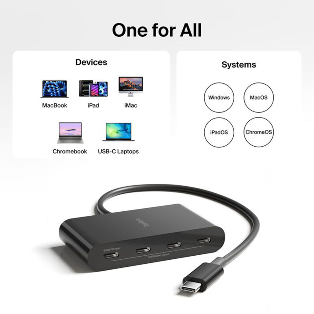 Belkin USB-C to 4-Port USB-C Hub - AVC018