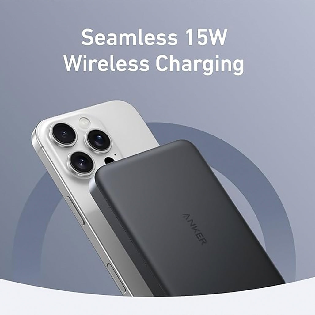 Anker MagGo Ultra-Slim 10000mAh Qi2 Certified 15W Power Bank – A1664H11