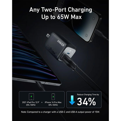 Anker Prime 67W GaN Wall Charger (3 Ports)