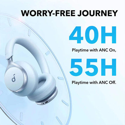 Anker Soundcore Space One Premium Active Noise Cancelling Headphones - Latte Cream